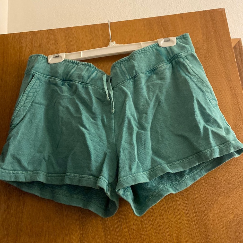 Teal comfy relaxed fit shorts
